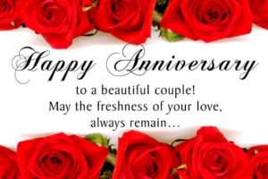 Happy Wedding Anniversary Wishes, SMS & Messages For Couples/Friends